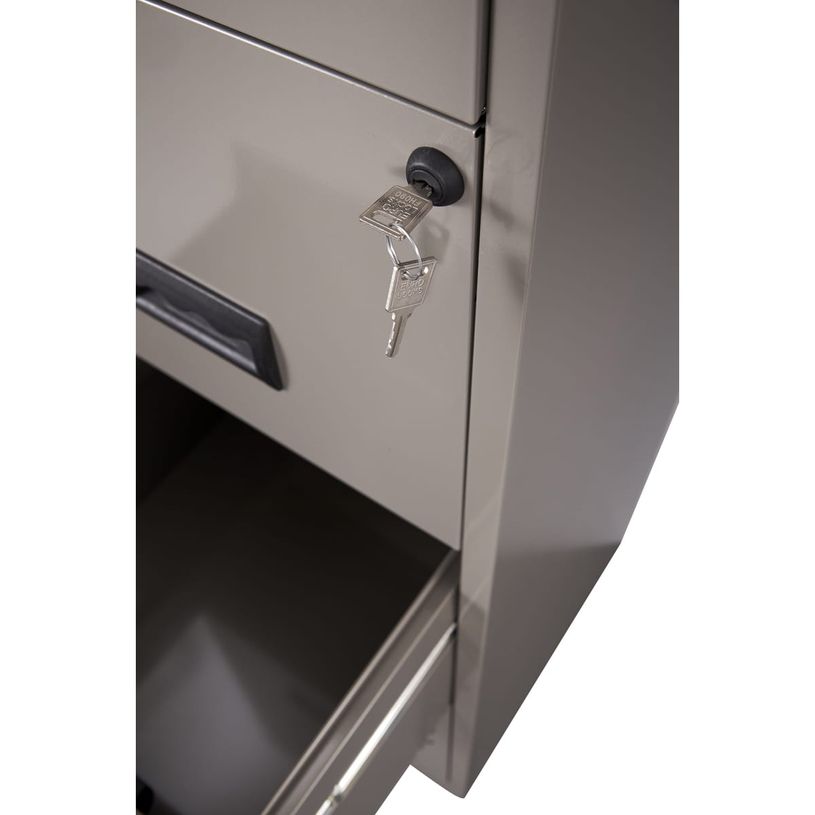 3219090954033-Classeur 2 tiroirs pour dossiers suspendus - 66 x 40 x 40 cm - gris souris nacré-P_79431110_2-1