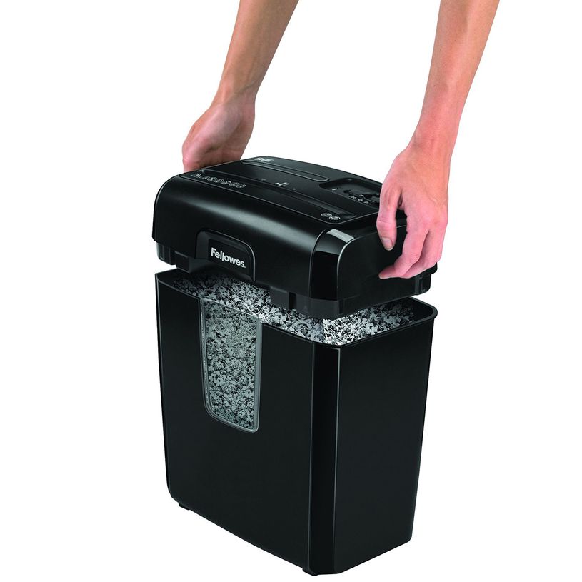 0043859724697-Fellowes Powershred 8Mc - destructeur de documents coupe croisée microparticules - 8 feuil-P_79431211_6-3