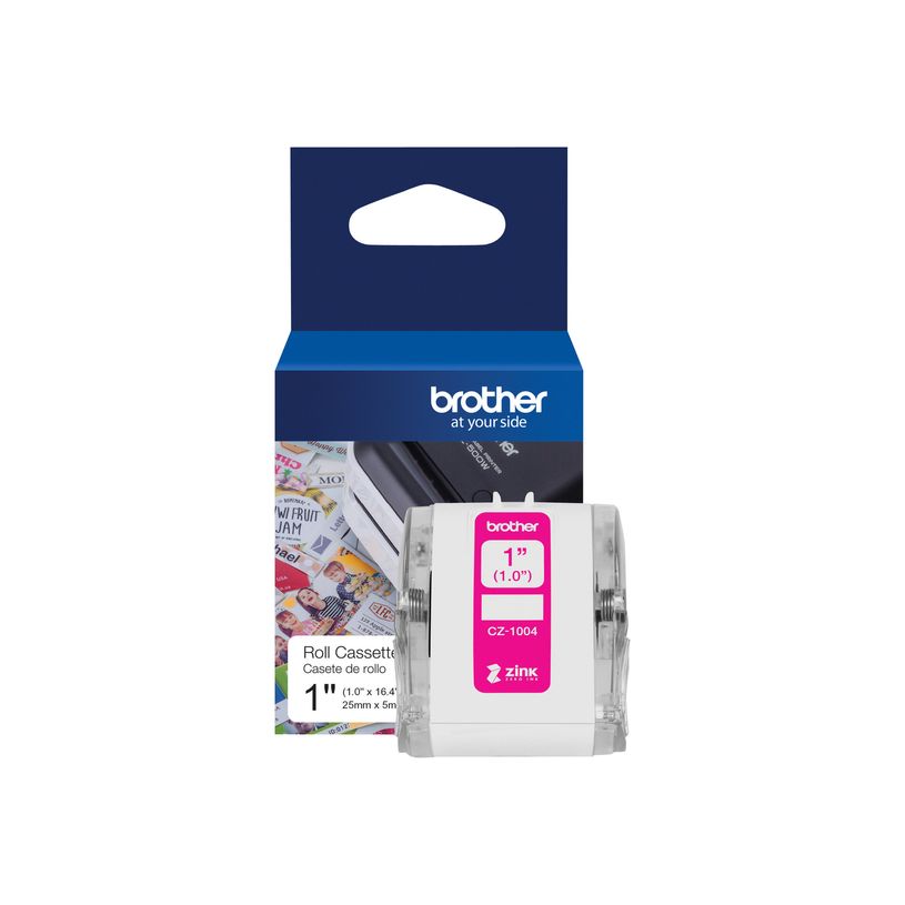0012502652199-Brother CZ-14 - Ruban d'étiquettes auto-adhésives - 1 rouleau (25 mm x 5 m) - couleurs-P_79431293_13-0