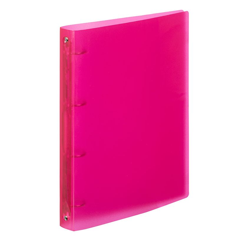 3135252180754-Viquel Propyglass - Classeur à anneaux - Dos 35 mm - A4 - rouge framboise--0