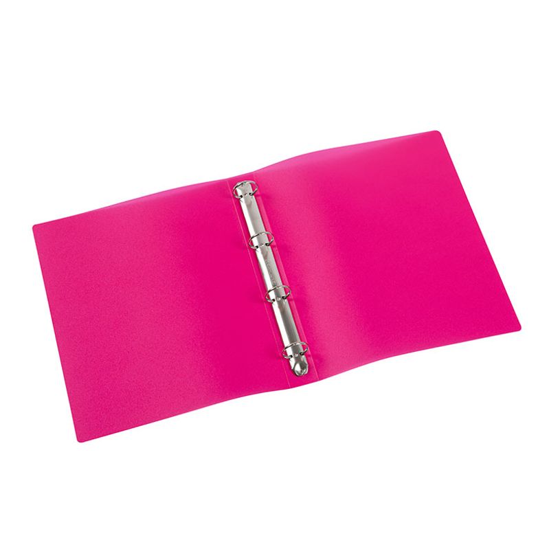 3135252180754-Viquel Propyglass - Classeur à anneaux - Dos 35 mm - A4 - rouge framboise--1