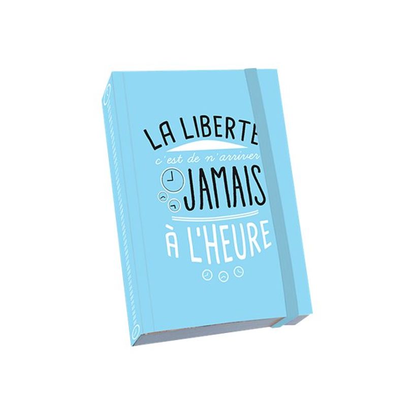 3700572716251-Kiub Typography - Carnet de notes à élastique A6 - La liberté c'est de n'arriver jamais -P_79431394_1-0