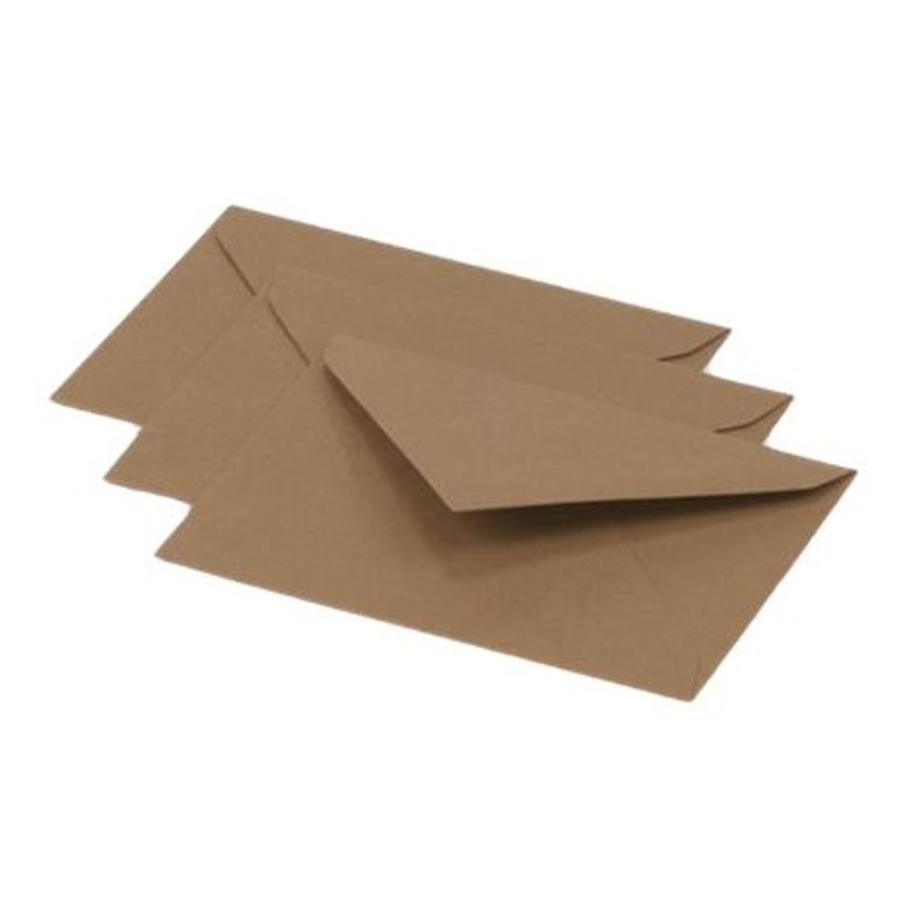 3329680290004-Pollen - 20 Enveloppes gommées - 75 x 100 mm - 120 g/m² - kraft-P_79431446_1-0