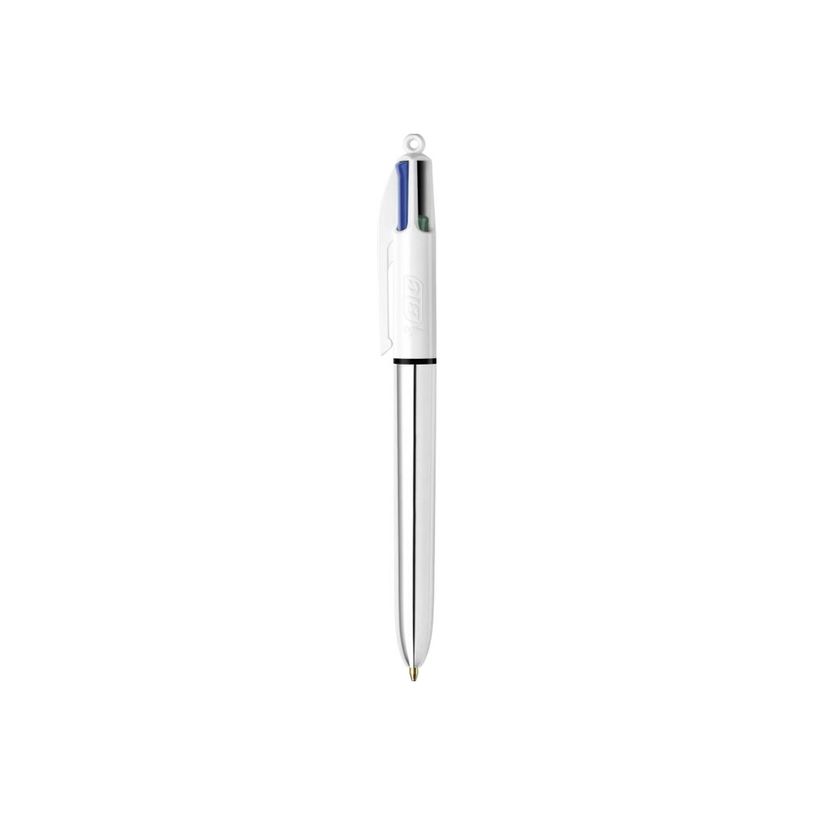 3086123343979-BIC 4 Couleurs Shine - 12 Stylos à bille 4 couleurs - corps argenté métallisé-P_79431485_7-5