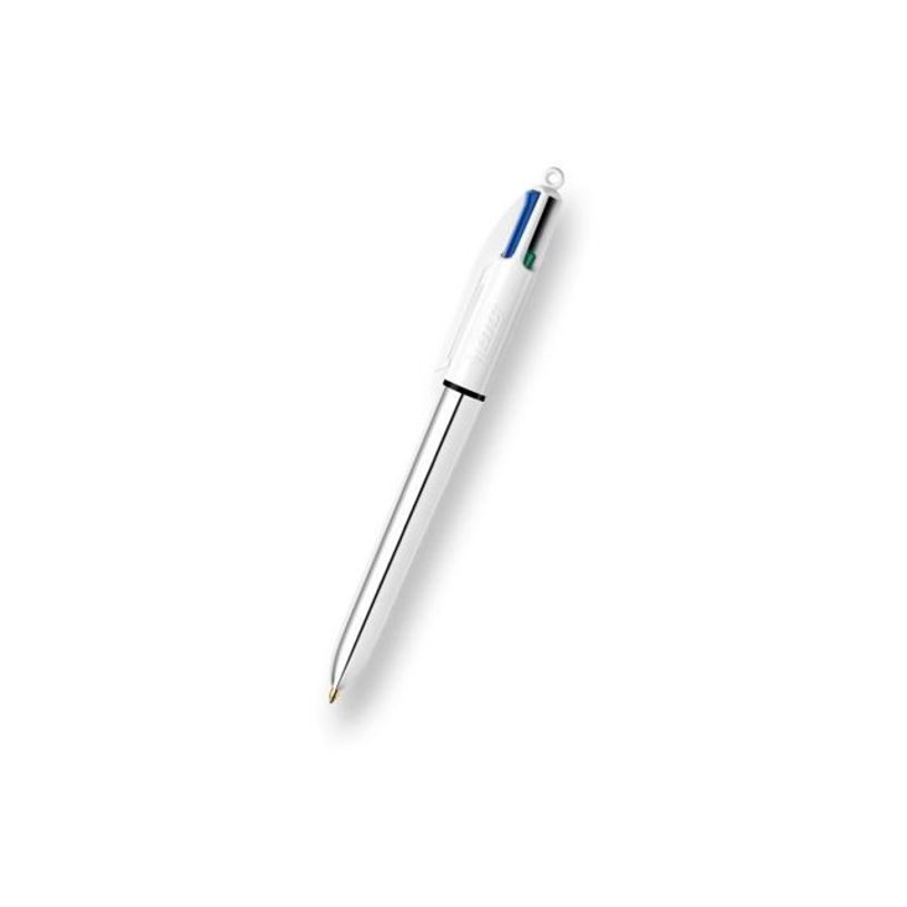 3086123343979-BIC 4 Couleurs Shine - 12 Stylos à bille 4 couleurs - corps argenté métallisé-P_79431485_8-7