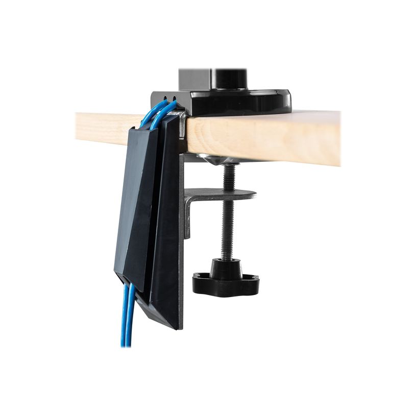 0043859716968-Fellowes Platinum Series Dual Monitor Arm - Kit de montaje - brazo ajustable - para 2 monitores - aluminio - negro - tamaño de pantalla: has-P_79431492_17-12