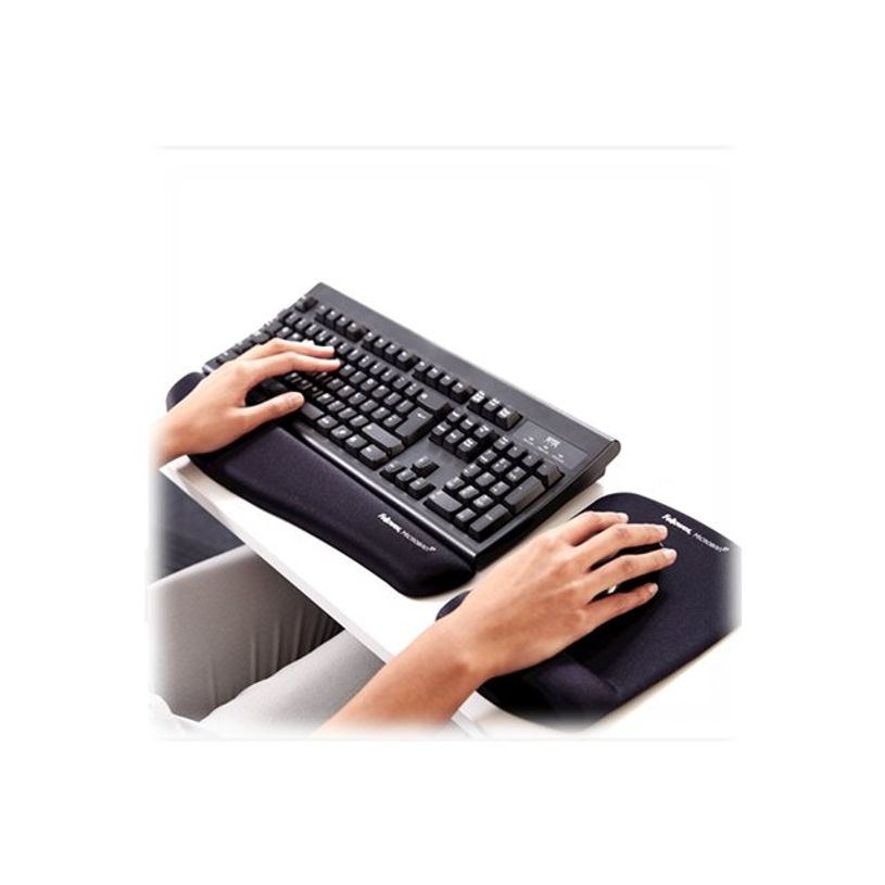 043859718917-Fellowes PlushTouch - Tapis de souris / repose-poignets ergonomique - noir - protection anti-bactérienne Microban - sur-P_79431493_1-7