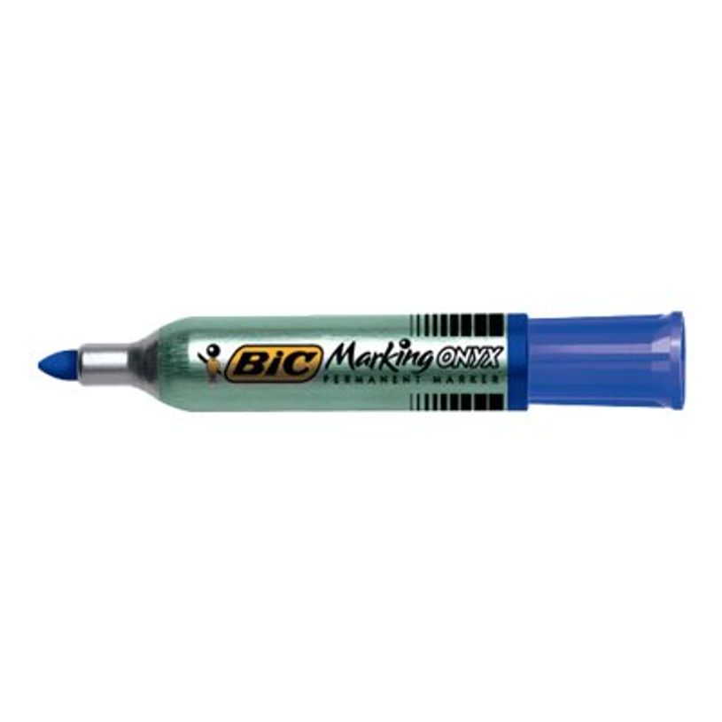 2012349433836-BIC ONYX 1482 - Pack de 12 marqueurs permanents - pointe ogive - bleu-P_79431513_3-0