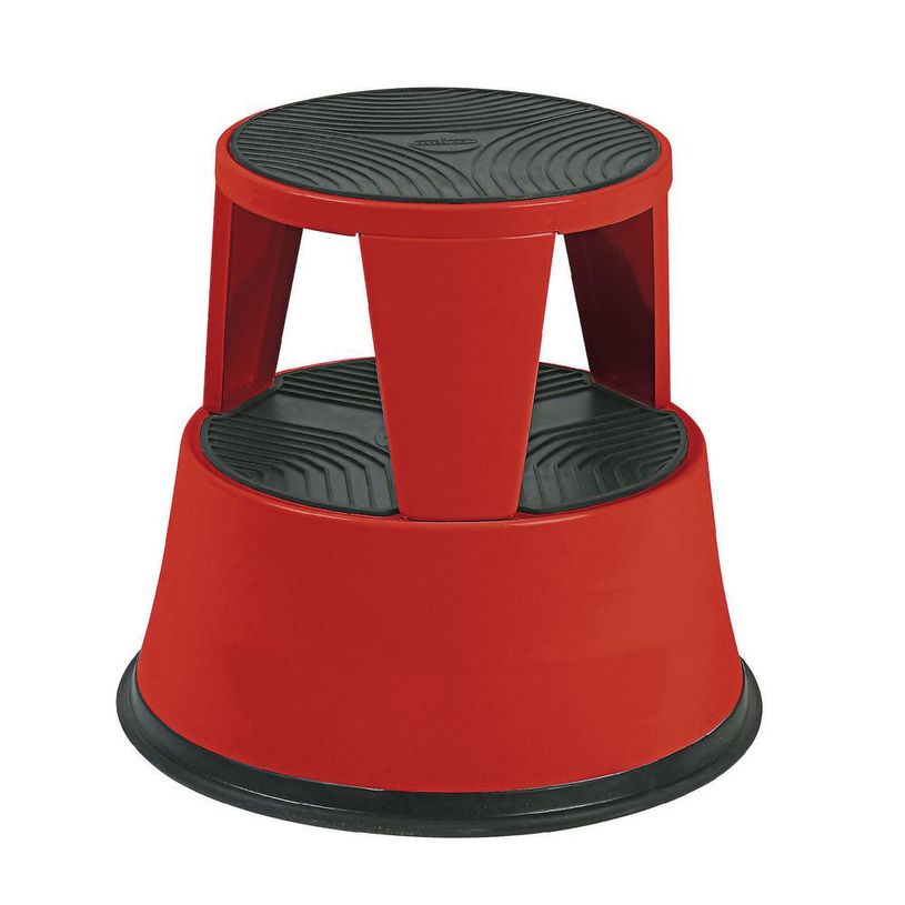 3551265000146-Tabouret - 2 marches - métal - rouge-P_79431537_1-0