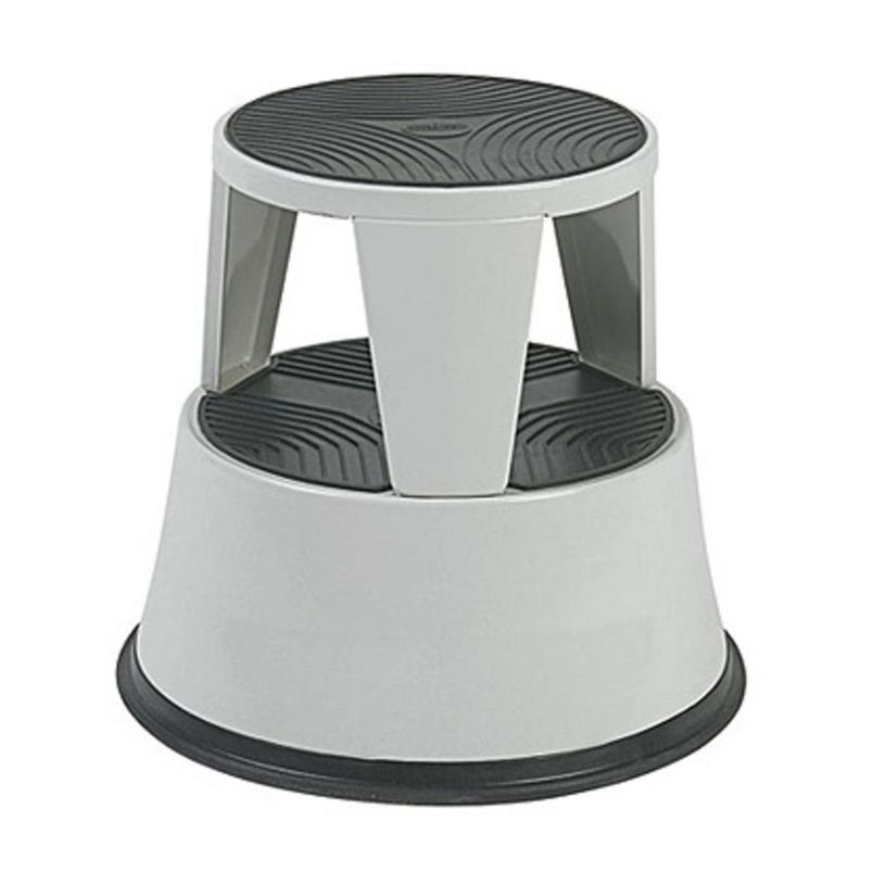 3701254715210-Tabouret - 2 marches - métal - gris clair-P_79431539_1-0