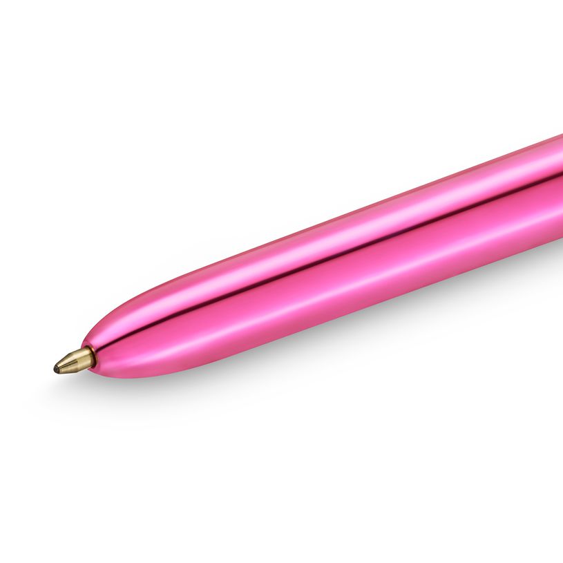 3086123502918-BIC 4 Couleurs Shine - 12 Stylos à bille 4 couleurs - corps rose métallisé-P_79431598_3-2