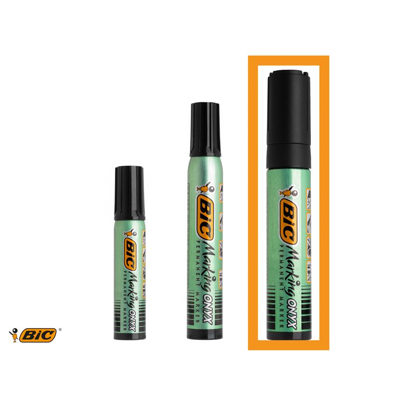 3086126633282-BIC ONYX 1891 XL - Marqueur permanent - pointe biseau large - rouge-P_79431600_3-2