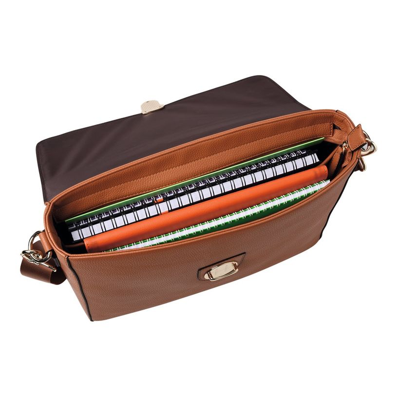 3108723263720-Oberthur Lady Bradford - Cartable rigide 2 compartiments - camel - 29 x 11,5 x 36 cm-P_79431687_1-7