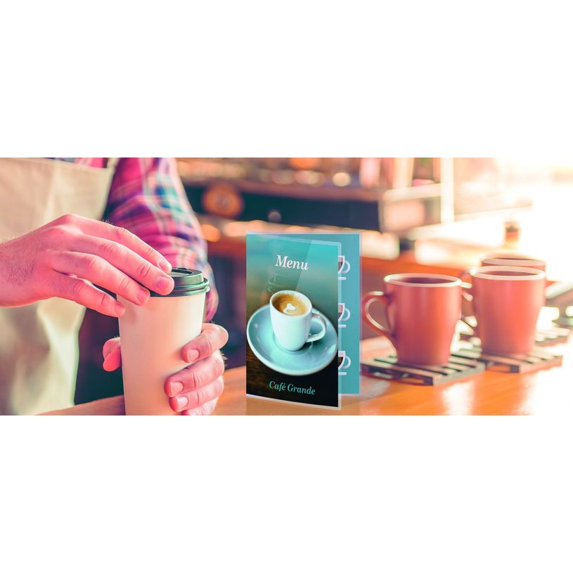 0043859730858-Fellowes - 25 pochettes de plastification A4 (216 x 303 mm) - 80 microns - brillantes pré-pliées--6