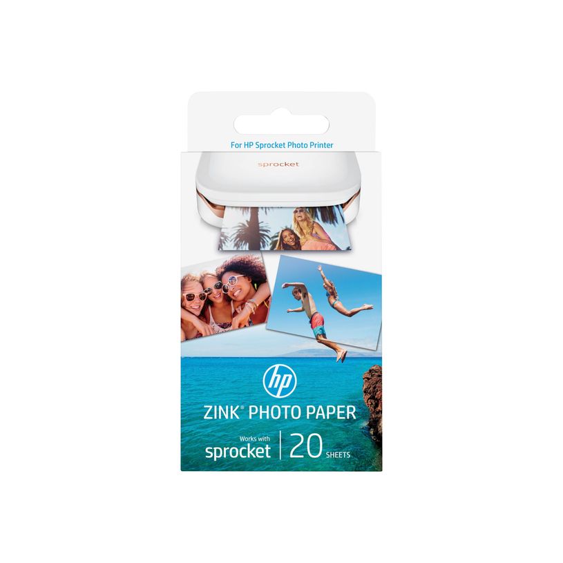 0190780128329-HP - Papier photo adhésif  - 5 x 7,6 cm - 290 g/m²- 20 feuilles-P_79431722_4-1
