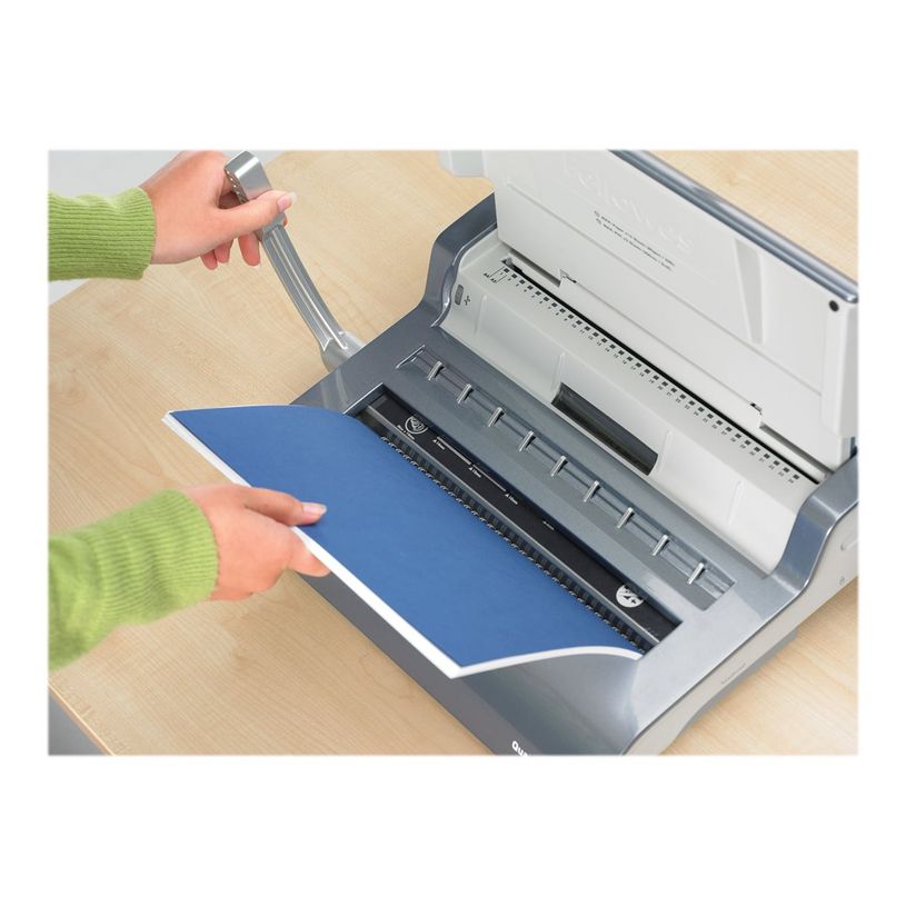 0043859530014-Fellowes Quasar/Wire - machine à relier / relieuse perforeuse manuelle par anneaux métal - Pe-P_79431737_8-11