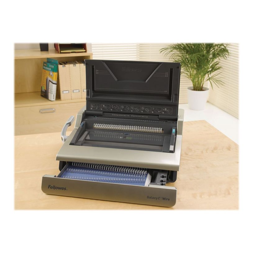 0043859530038-Fellowes Galaxy E - Máquina encuadernadora eléctrica - peine - diámetro máximo: 14 mm - perforación: 20 ho-P_79431739_8-9