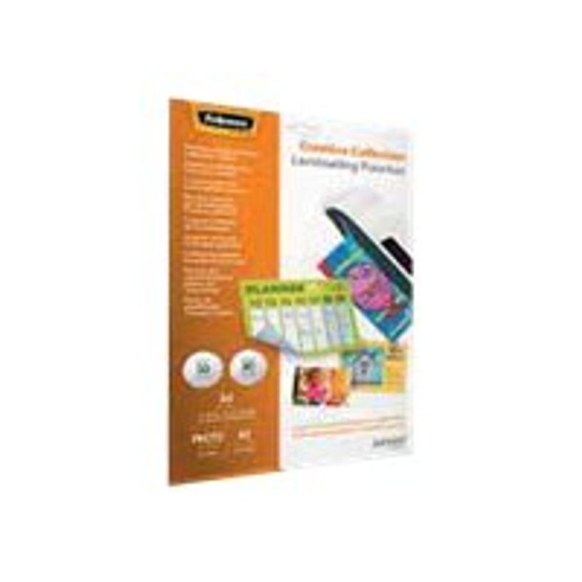 0043859730896-Fellowes - 50 pochettes de plastification 3 formats différents - 80 microns - mate-P_79431750_1-6