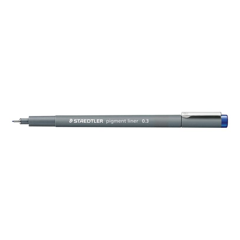 4007817036471-STAEDTLER pigment liner - Feutre fin - 0.3 mm - bleu-P_79431797_1-0