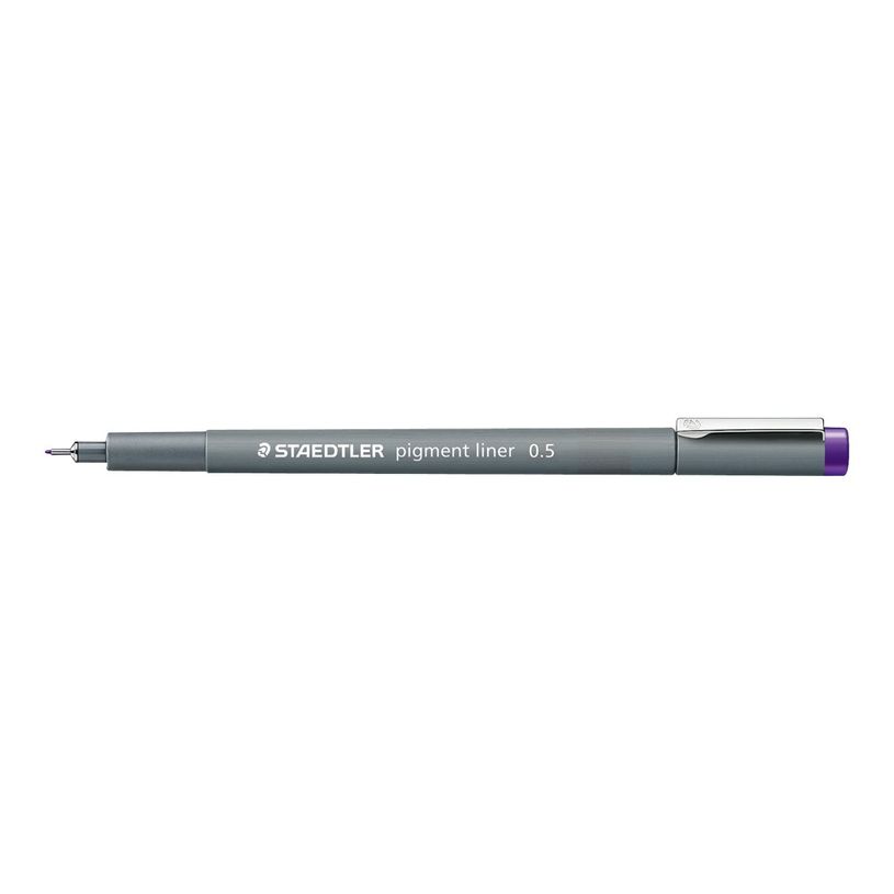 4007817036655-STAEDTLER pigment liner - Feutre fin - 0.5 mm - violet-P_79431806_1-0