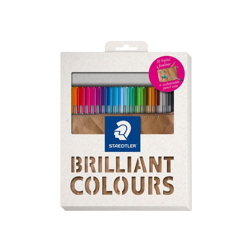 4007817043240-STAEDTLER triplus 334 - Pack de 20 feutres fins - 0.3 mm - couleurs assorties-P_79431814_1-0