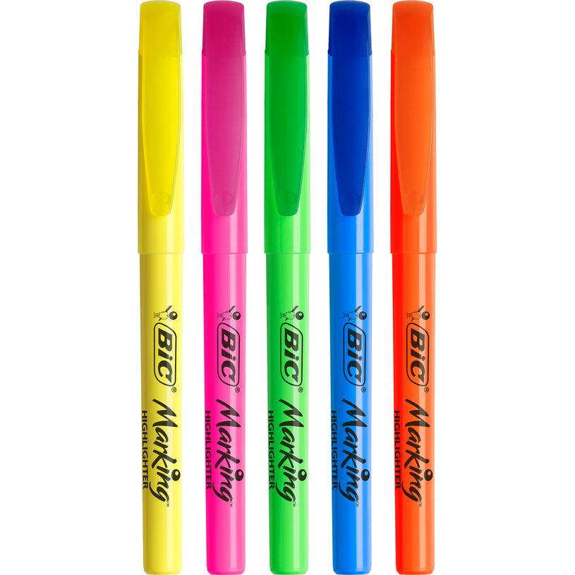 3086123331655-BIC Highlighter - Pack de 5 surligneurs - couleurs assorties-P_79431826_7-1
