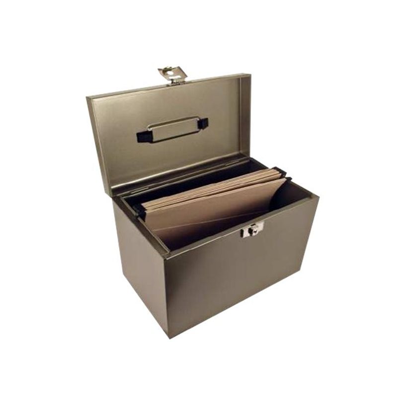 3219090401087-Pierre Henry - Classeur ménager en métal (valisette) avec 5 dossiers suspendus - gris so-P_79431862_2-1