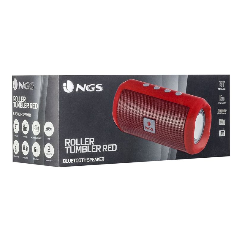 8435430611625-NGS Roller Tumbler - Mini enceinte sans fil - bluetooth - rouge-P_79431886_1-5