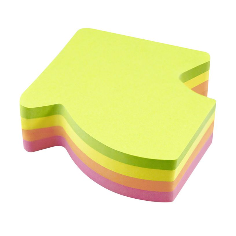 4044355787083-Global Notes - Notes adhésives - 200 feuilles - En forme de flèche incurvée - 70 x 70 mm - couleurs --0