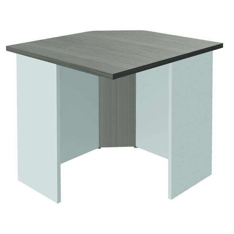 3253310161283-Banque d'accueil en angle 90° LUMINA - sans réhausse - L80 x H75 x P80 cm - Bande translucide Anis-P_79432144_1-0