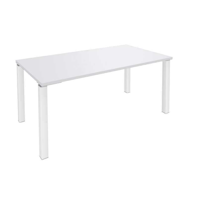 3253310163973-Bureau droit EXPRIM - L180 cm - Plateau Blanc perle - Pieds blanc-P_79432279_1-0