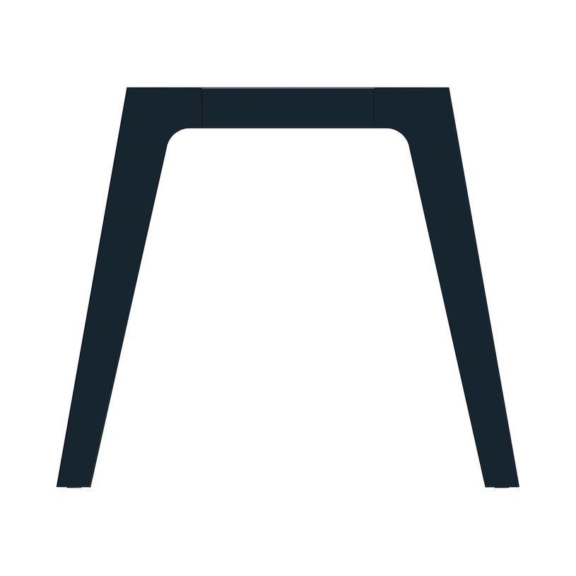 3253310162563-Bureau simple STEELY - L180 cm - Bureau suivant - Pieds carbone - plateau imitation Chêne -P_79432537_2-1