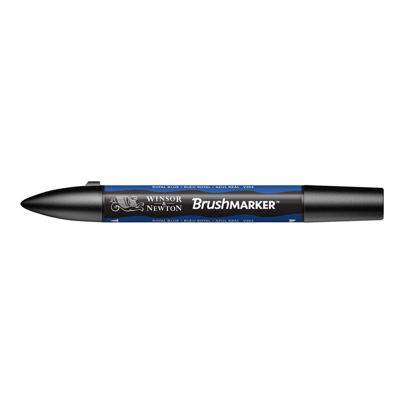 884955042526-Promarker Brush - Stylo pinceau et marqueur - bleu roi-P_79432652_2-1