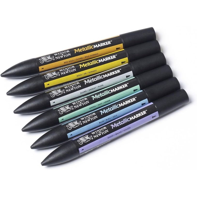 884955043387-Winsor & Newton ProMarker - Lot de 6 marqueurs double pointe--2