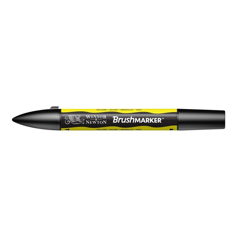884955043103-Promarker Brush - Stylo pinceau et marqueur - jaune-P_79432708_3-2