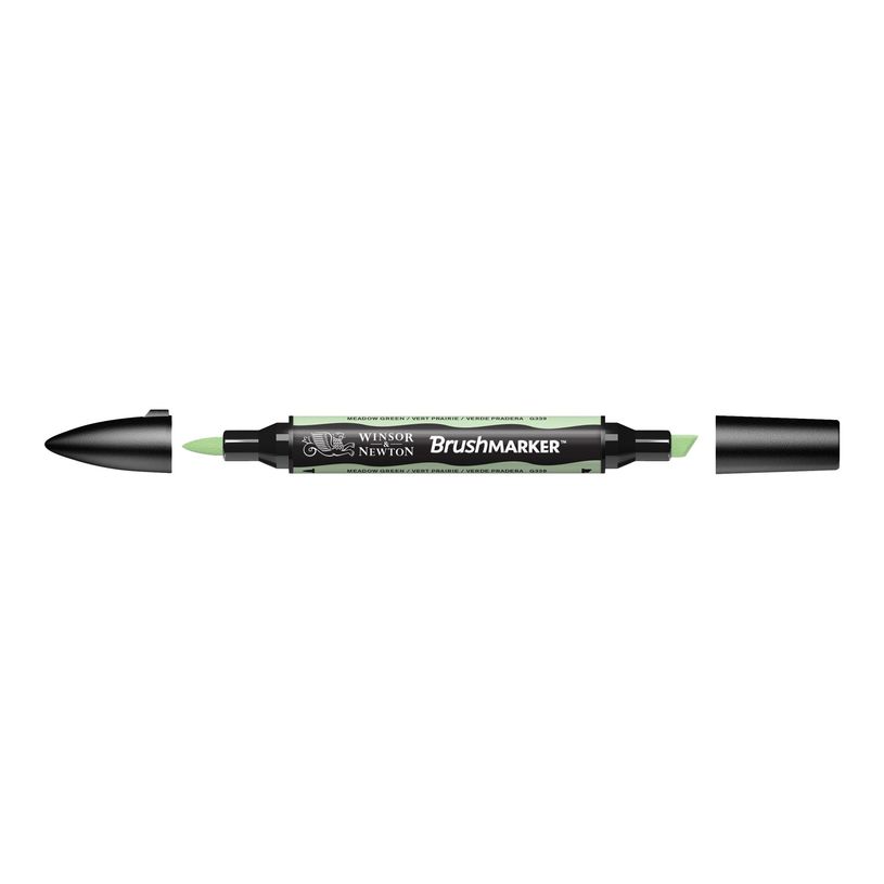 884955043196-Promarker Brush - Stylo pinceau et marqueur - vert prairie-P_79432717_2-1
