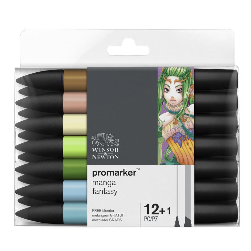 884955070673-ProMarker - Pack de 13 marqueurs double pointe - manga fantasy-P_79432729_1-0