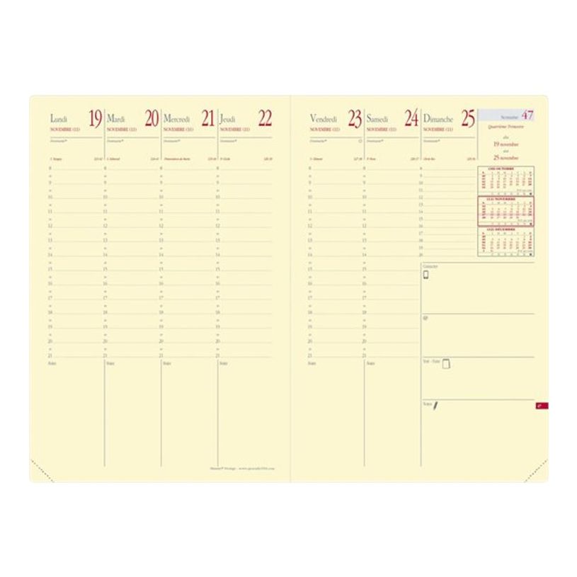 3371010411108-Verona - Agenda 1 semaine sur 2 pages - 16 x 24 cm - rose - Quo Vadis-P_79432909_1-1