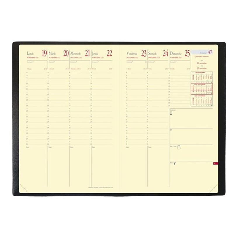 3371010411108-Verona - Agenda 1 semaine sur 2 pages - 16 x 24 cm - rose - Quo Vadis-P_79432909_2-2