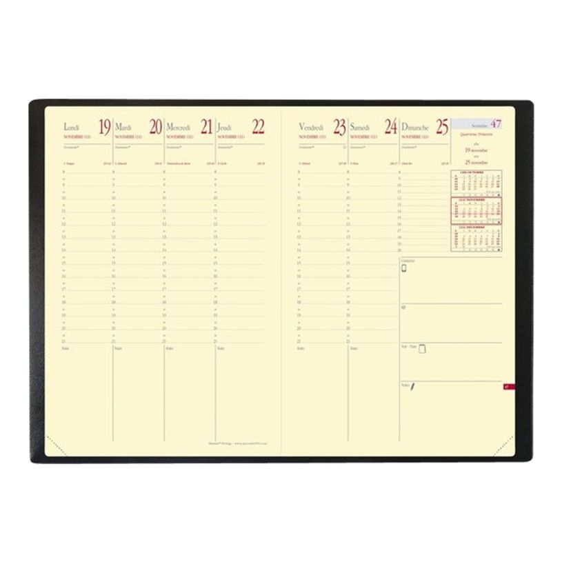 3371010411139-Verona - Agenda 1 semaine sur 2 pages - 16 x 24 cm - noir - Quo Vadis-P_79432911_1-1