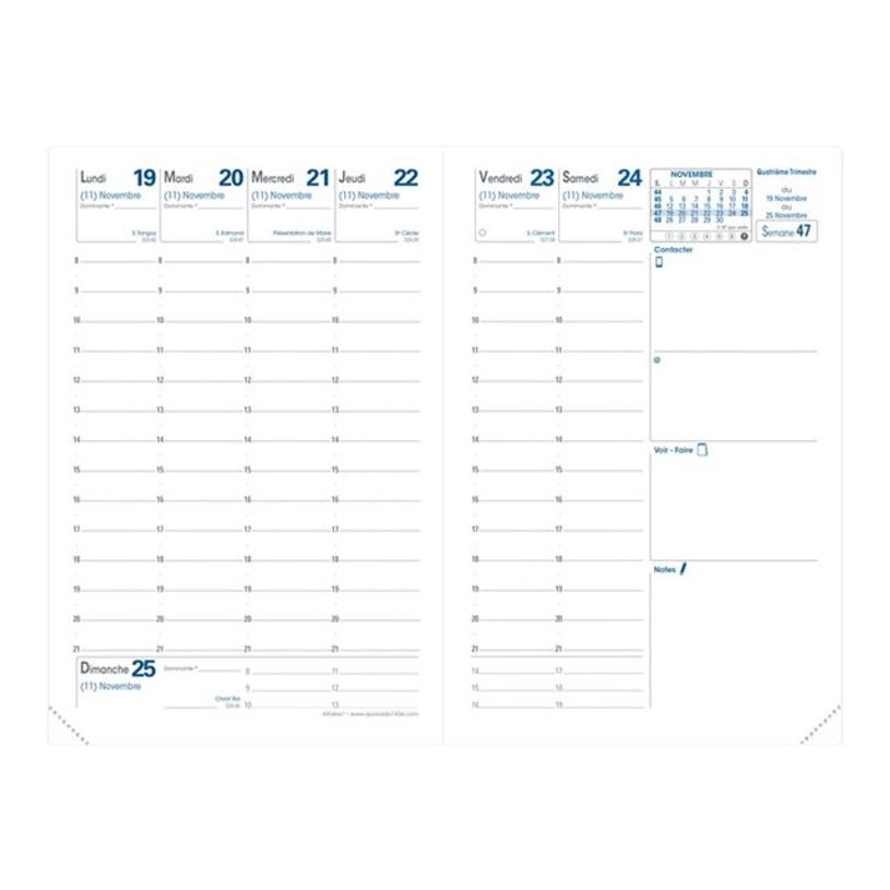 3371010413836-Clover - Agenda de poche 1 semaine sur 2 pages - 10 x 15 cm - jade - Quo Vadis-P_79432913_1-1