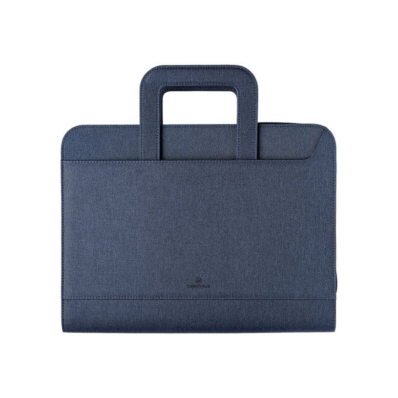 3108724254529-Oberthur Phoenix - Conférencier A4 zippé, à poignées retractables - bleu-P_79433011_2-0