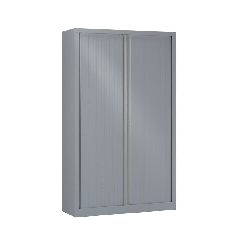 3219096910088-Armoire haute monobloc à rideaux ETIC - 198 x 120 cm - corps et rideaux aluminium-P_79433028_1-0