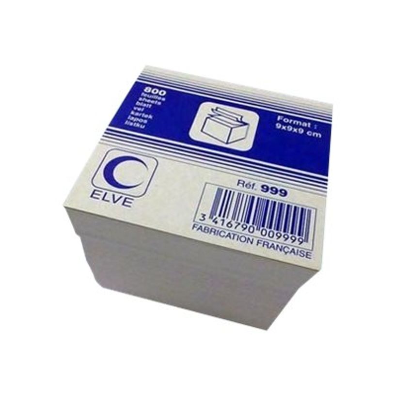 3416790009999-ELVE - Bloc Cube - 90 x 90 mm - blanc-P_79433058_1-0