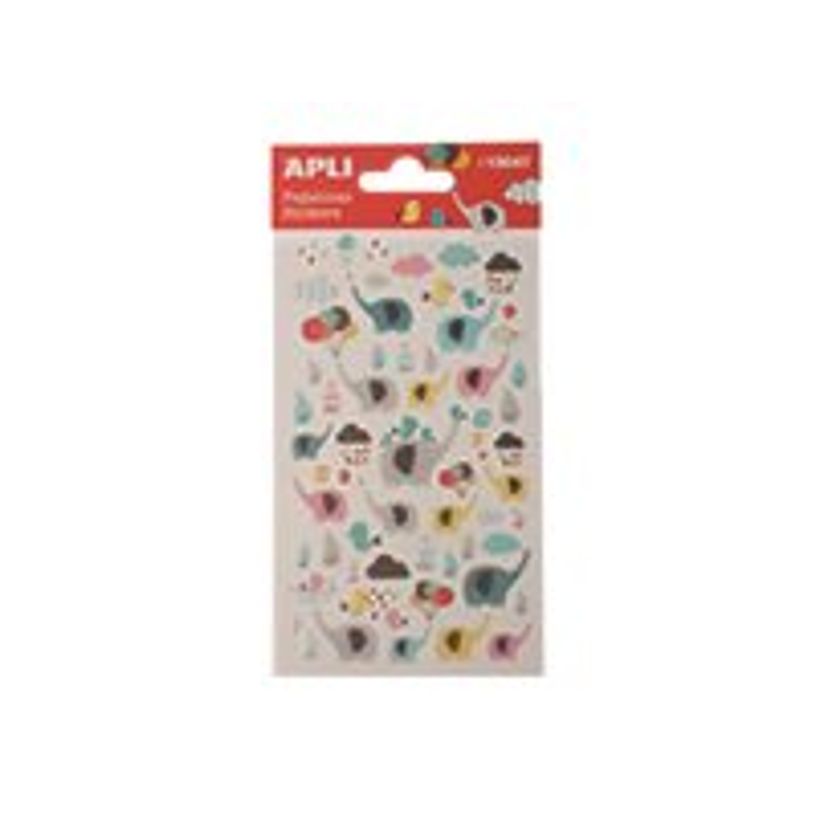 8410782150473-Apli - 1 feuille gommettes éléphants-P_79433063_1-0