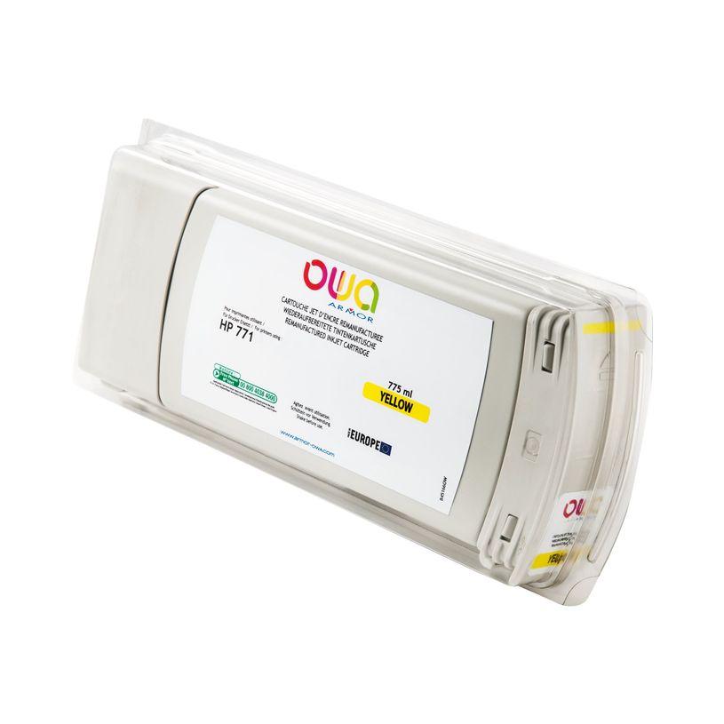 3112539350604-HP 771C - remanufacturé OWA B45166OW - jaune - cartouche d'encre -P_79433093_1-0