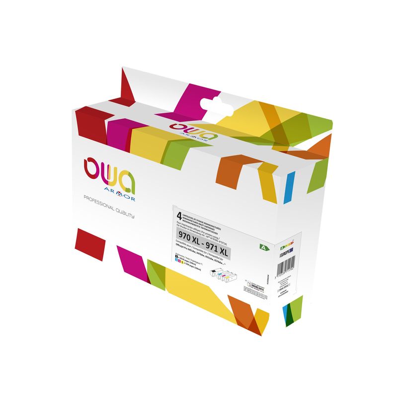 3112539711702-Cartouche remanufacturée HP 971XL/970XL - pack de 4 - noir, cyan, magenta, jaune - Owa-P_79433122_2-1