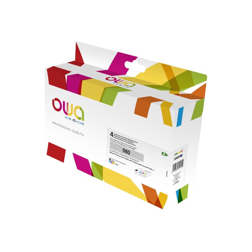 3112539711719-HP 980 - remanufacturé OWA K10399OW - pack de 4 - noir, cyan, magenta, jaune - cartouche d-P_79433123_1-0