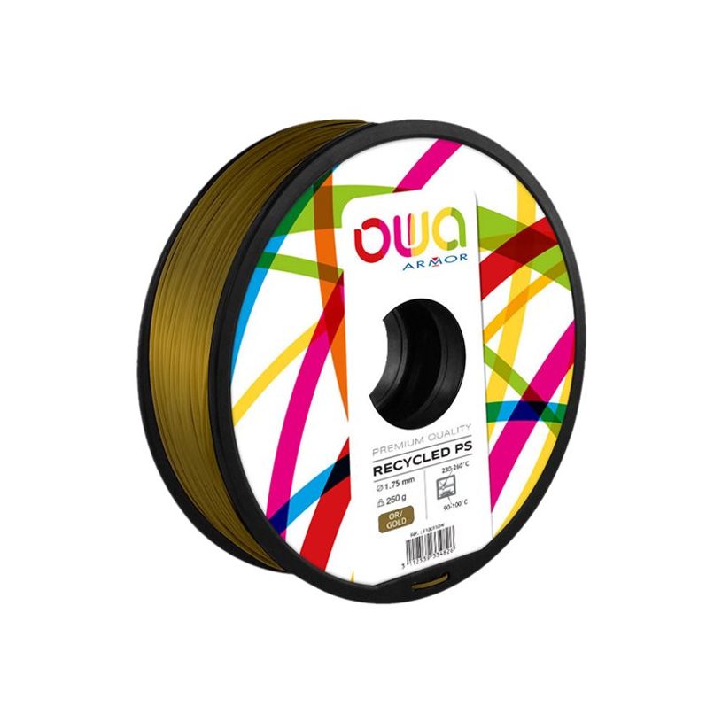 3112539713560-OWA Filament 3D PS - or - Ø 175 mm - 250G-P_79433146_1-0