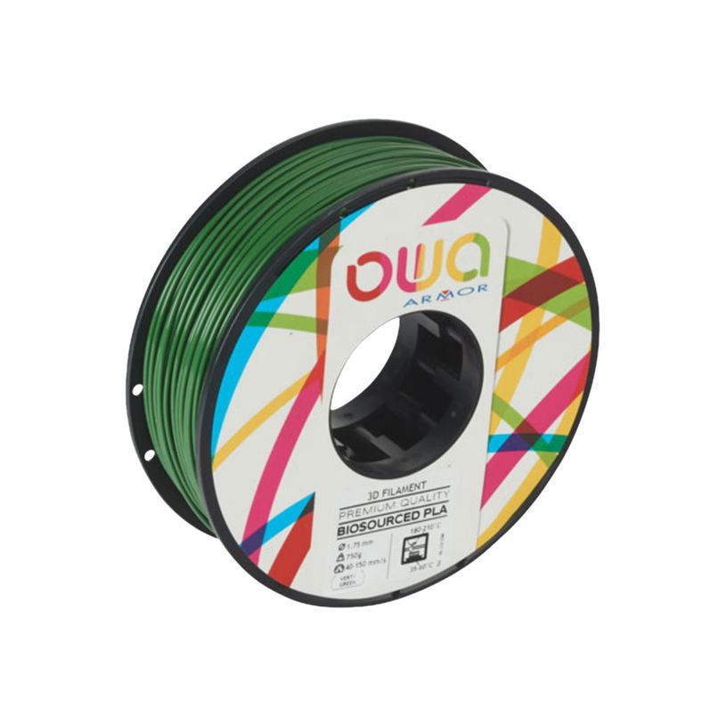 3112539713911-OWA - filament 3D PLA-S - vert - Ø 175 mm - 750g-P_79433162_1-0